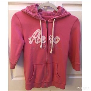 Aeropostale 3/4 Length Sleeve Hoodie w/ Pockets